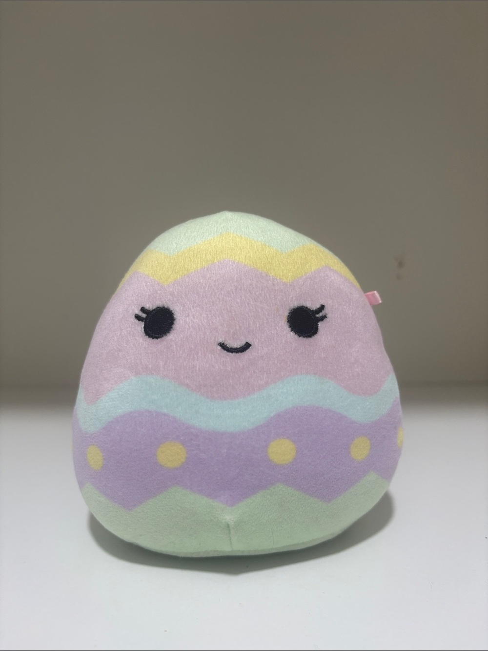 Squishmallows Pastel Pink Mint & Yellow Egg Plush